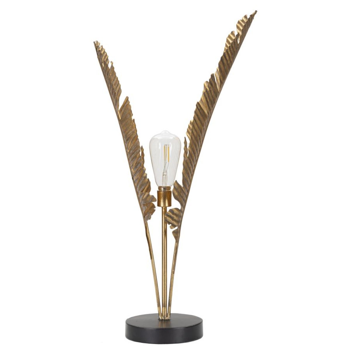 Lampa Stołowa Palma 1, Metal, Złoto, Seven Design