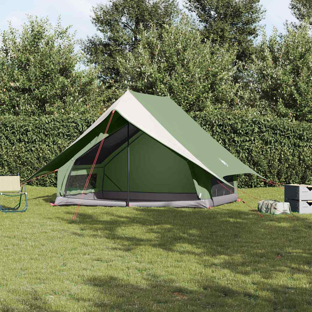 Tienda familiar 256 x 256 x 185 cm poliéster y fibra de vidrio vidaxl