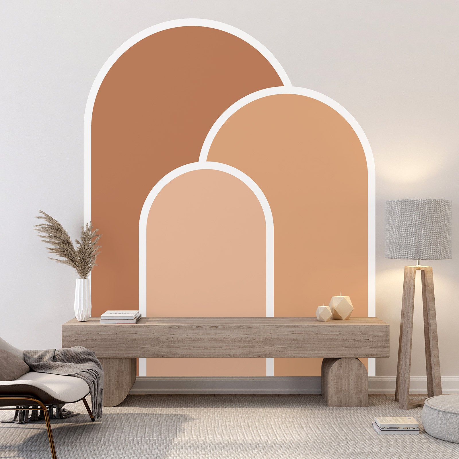 Stickers Arches - Design - Adhésif MAT - Largeur 40 x Hauteur 50 cm - 3