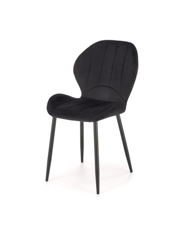 Krzesło tapicerowane K538 VELVET czarne
