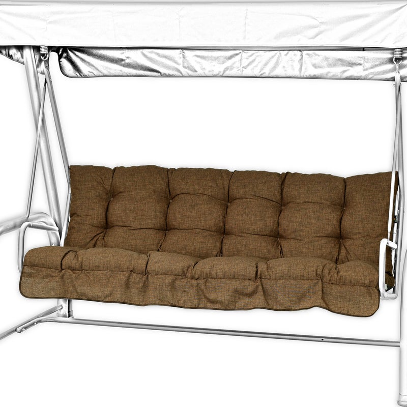 Poduszka na huśtawkę ogrodową AMPO 175 cm brązowy 1 szt.