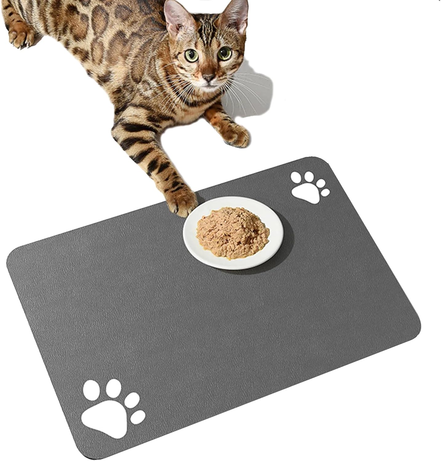 Podkładka pod miskę dla psa, silikonowa podkładka pod miskę, 30x40 cm