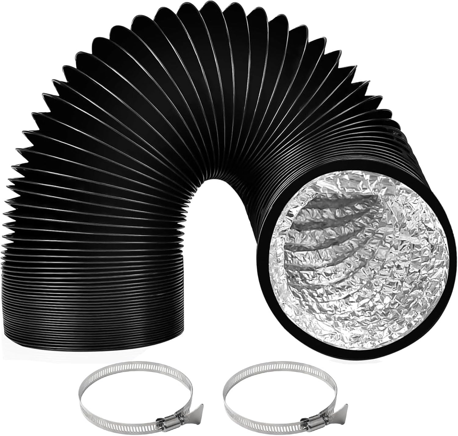 🔧 Fija Tu Ventilación Fácilmente: Soporte Para Tubería De 100 Mm / 4″ (Clip Abrazadera De Prostko Ltd)