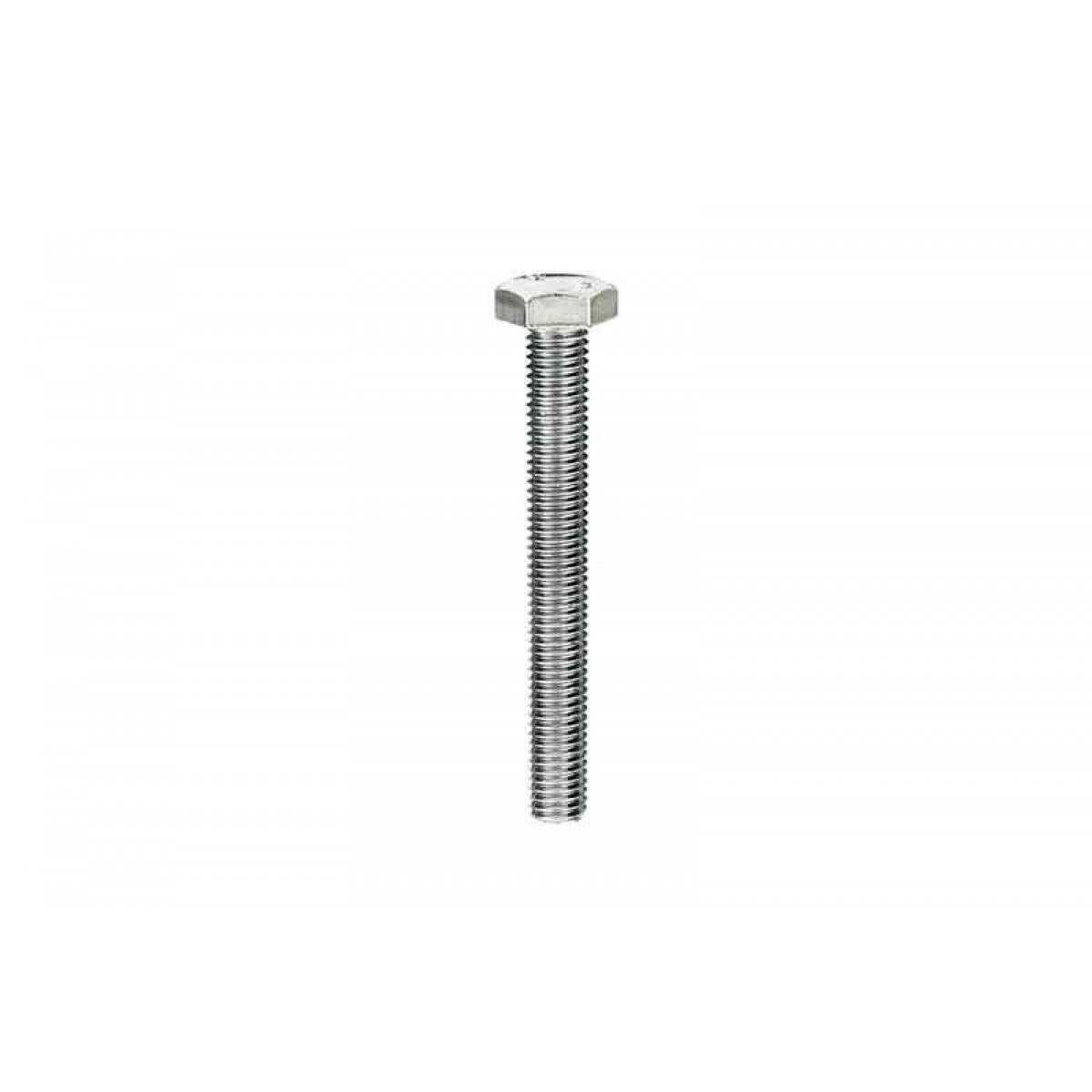 50 Dadi A Testa Esagonale Piatta M6 - Acciaio Zincato, 15x15 Mm, Per Chiave A Brugola