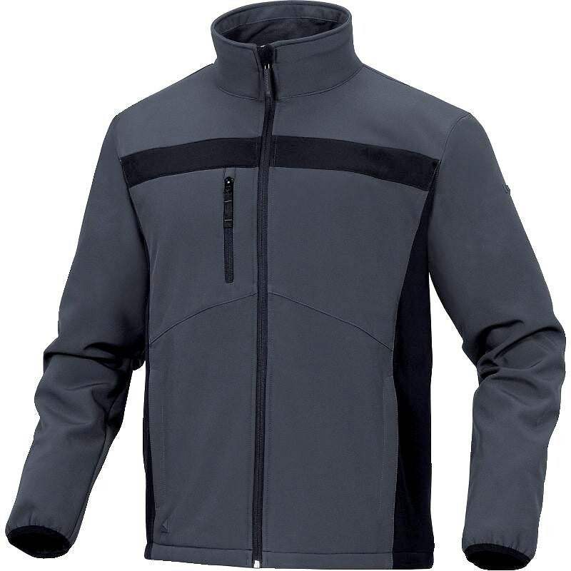 Softshell versatil, LULEA2, gri-negru, marimea M