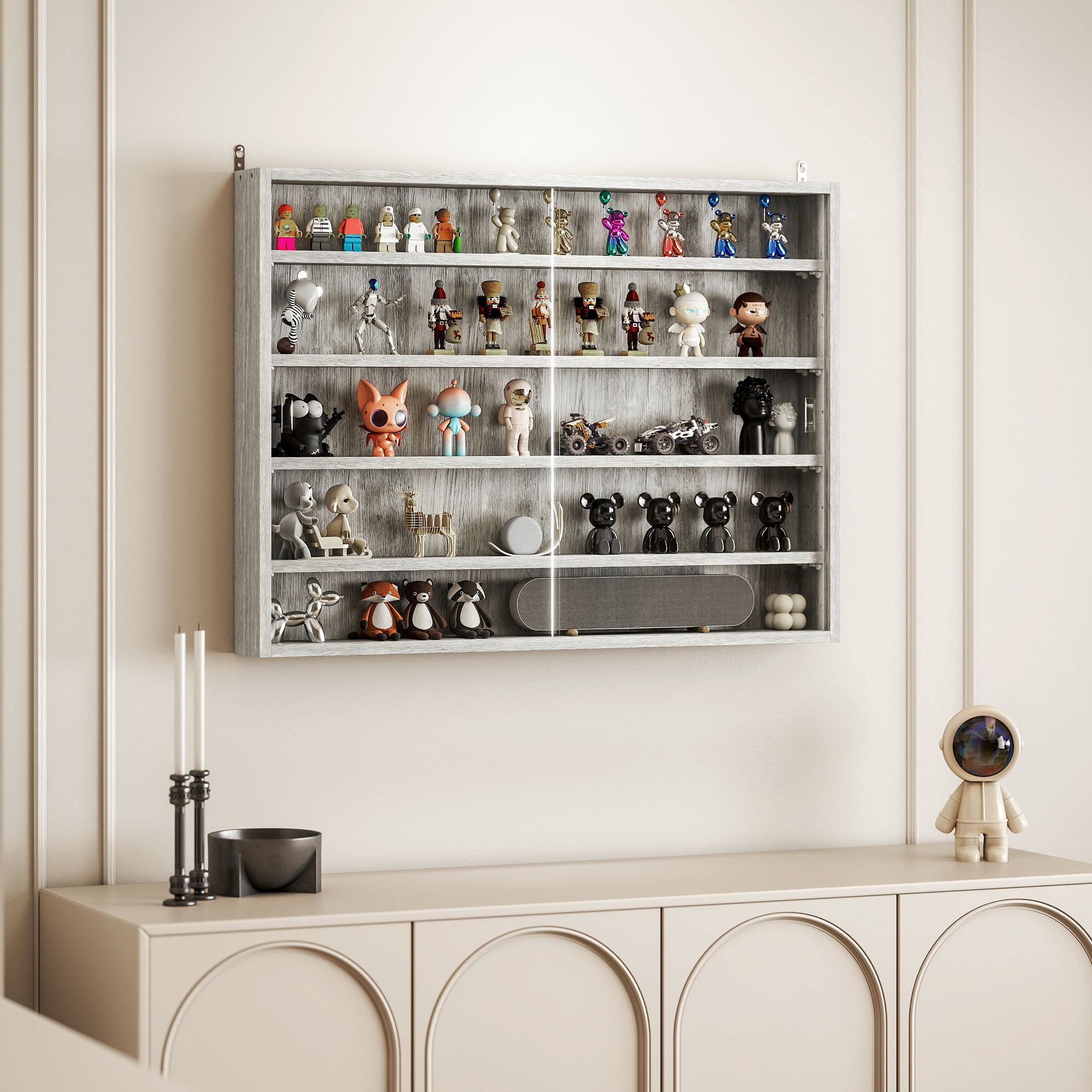 Vitrine Panneau de particules HOMCOM - 8
