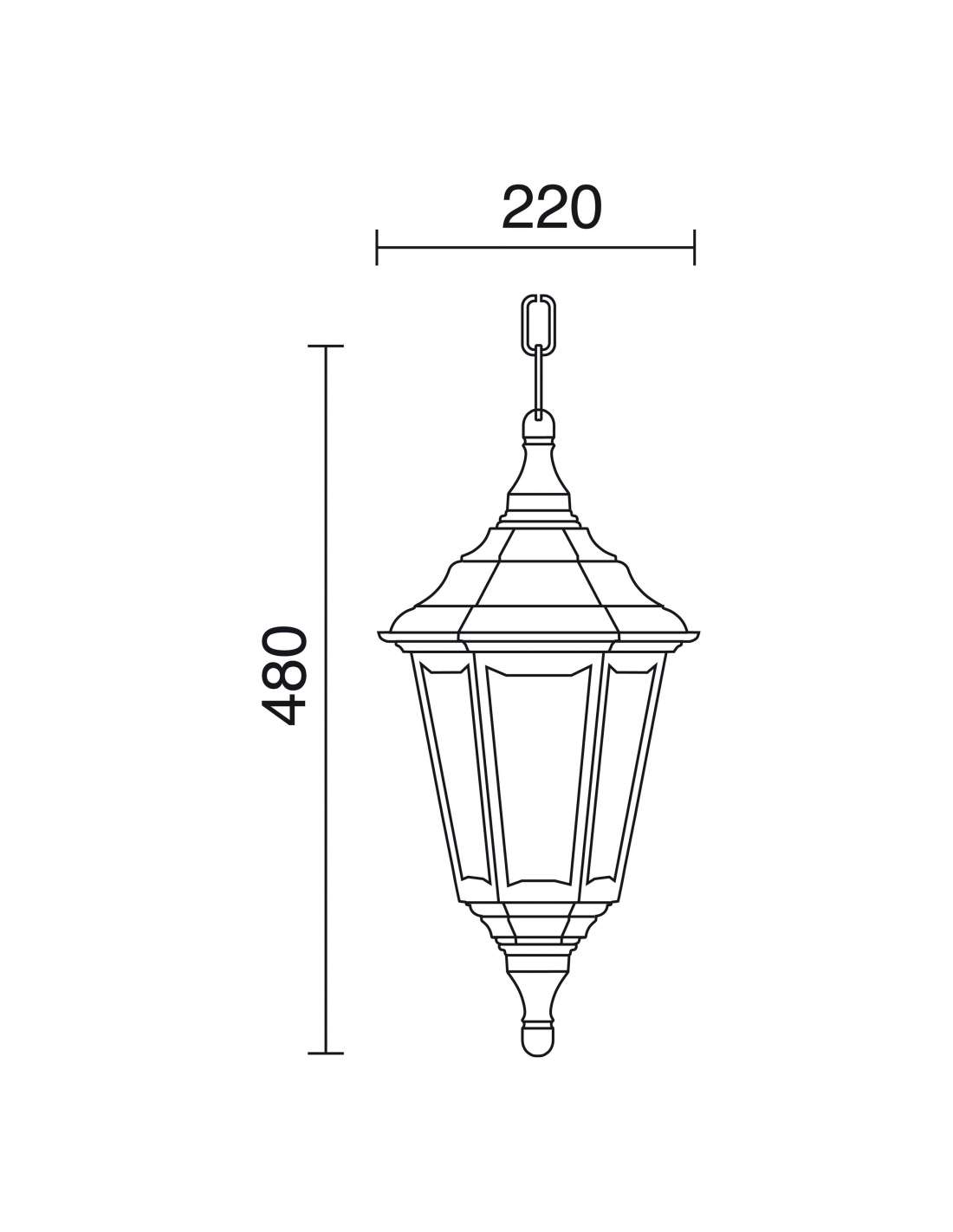Luminaire Pendant Clic-clac 6 Ip44 E27 Noir - 2