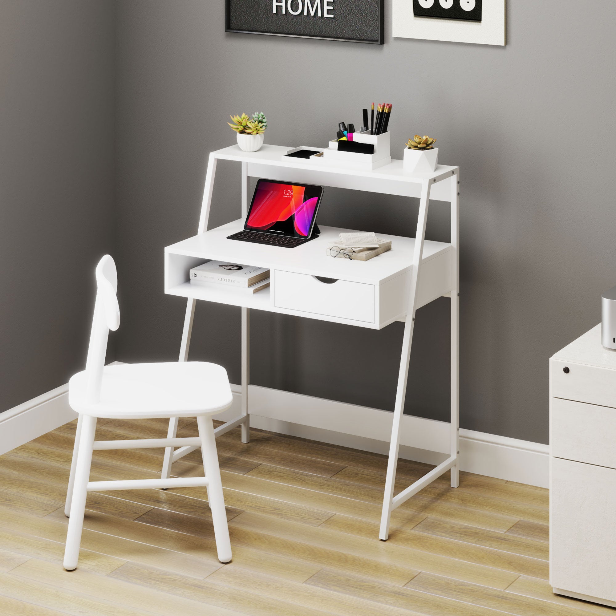 Bureau Panneaux de particules HOMCOM - 6