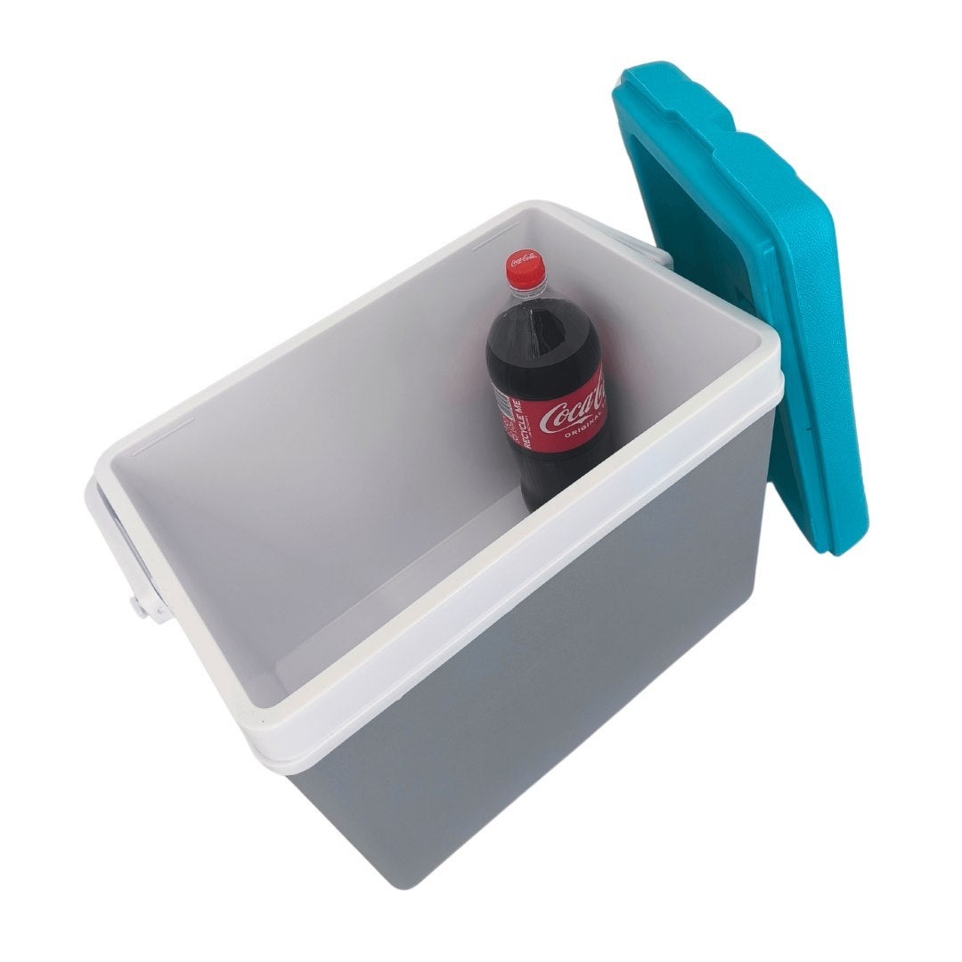 Glacière en plastique solide 35 litres eda - Bleu - 3