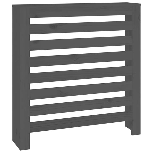 URBNLIVING Copertura Per Termosifone In Legno MDF Oxford – Grigio, Taglia L (152x19x82 Cm) – Griglia Calorifera, Mobiletto Decorativo