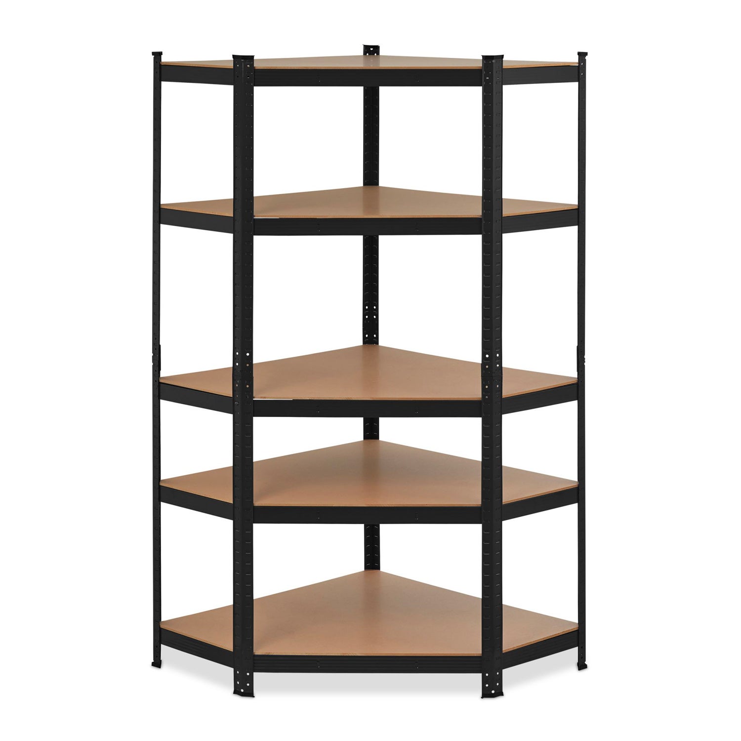 Nook - Étagère d’angle en métal et MDF à 5 niveaux 180x75x40 cm | Leroy ...