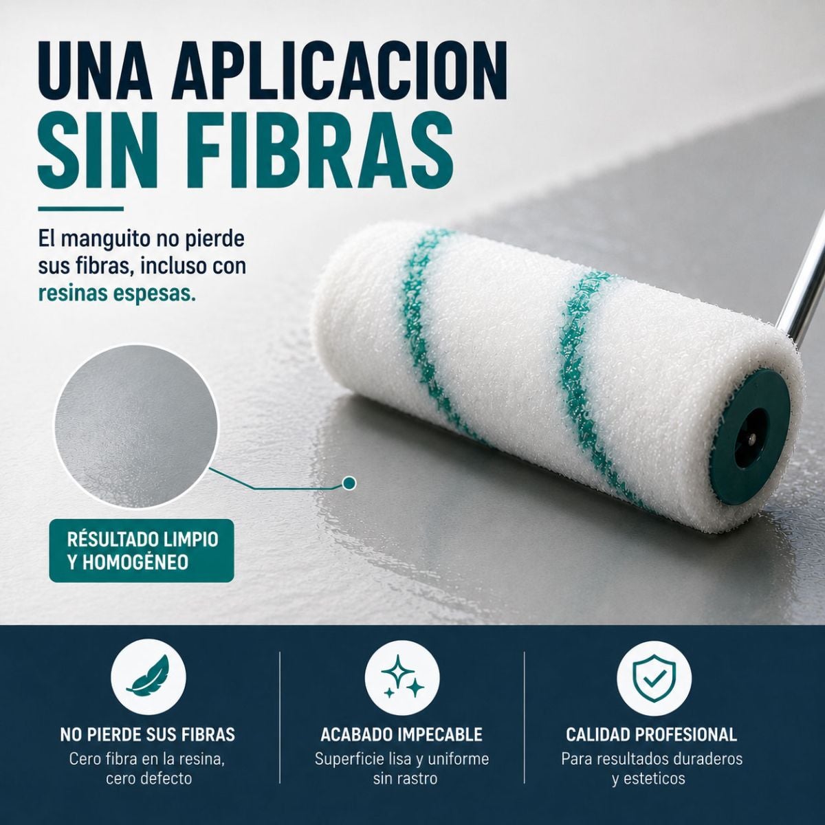 Rodillo de pelo largo para pintura: para fachadas, piscinas, exteriores - 180 mm - ARCANE INDUSTRIES - 4
