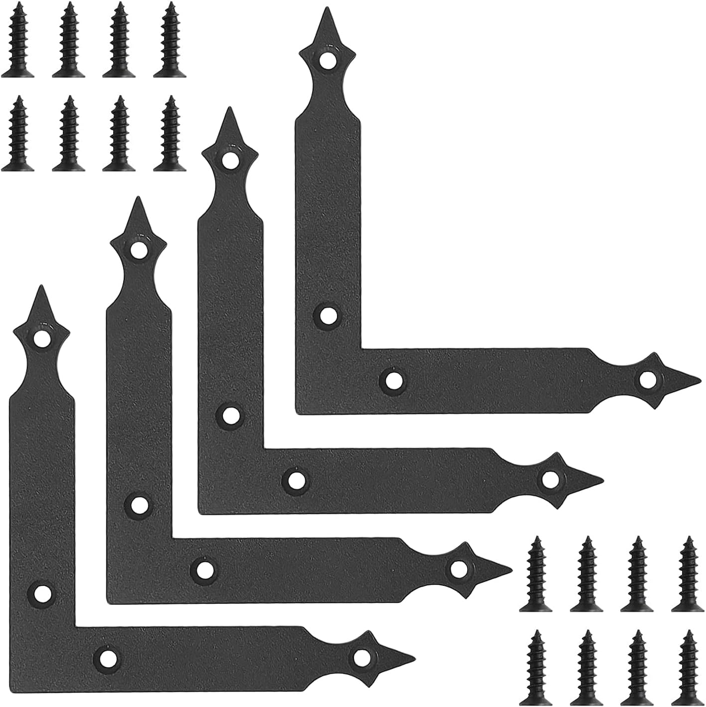 LAN 20 PCS Protecteur D'angle De Pied De Meuble Antique Pieds Décoratifs D'angle De Pied De