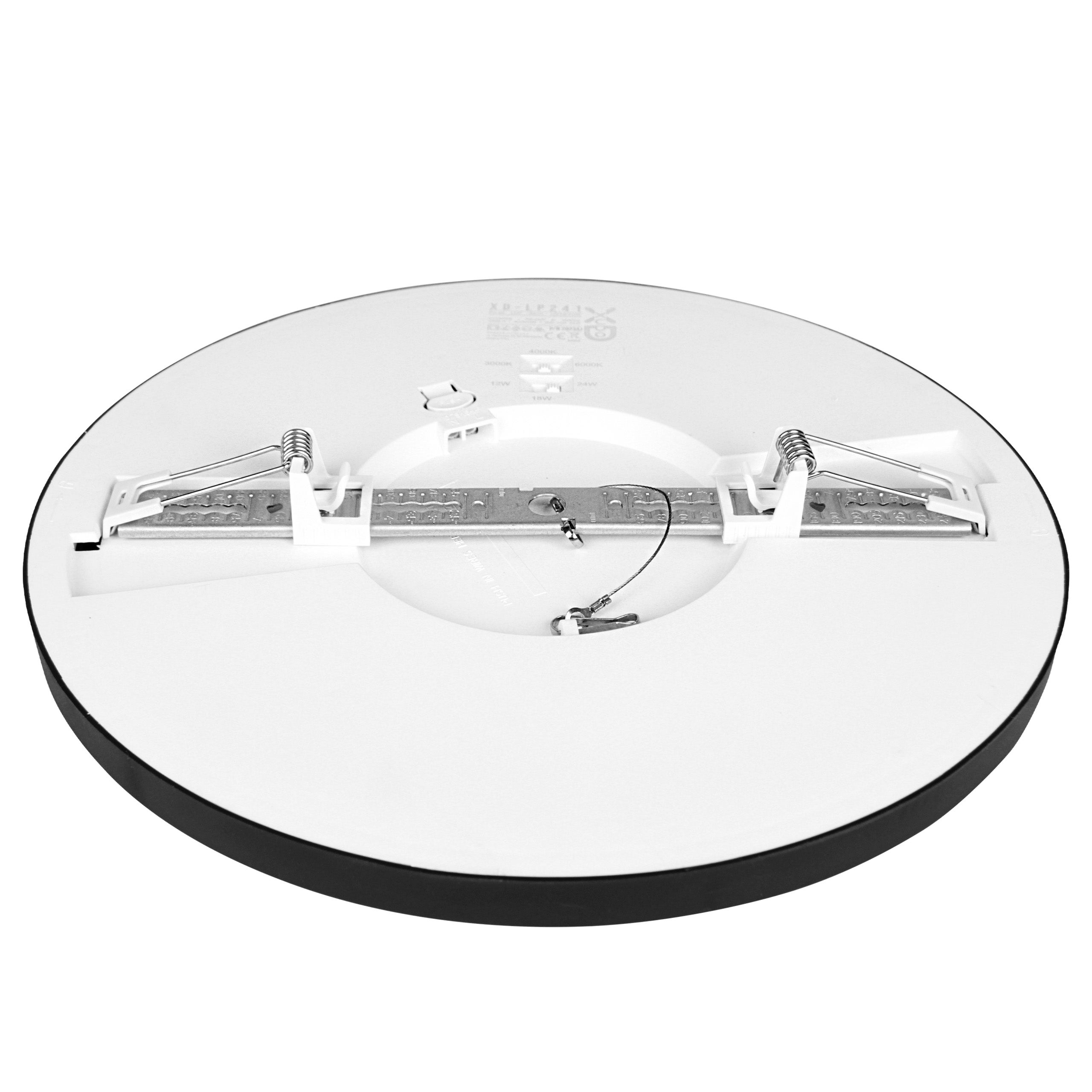 Plafon sufitowy LED 24W 30cm IP20 3000-6000K regulacja 8in1 lampa plafon czarny XUDO - 3
