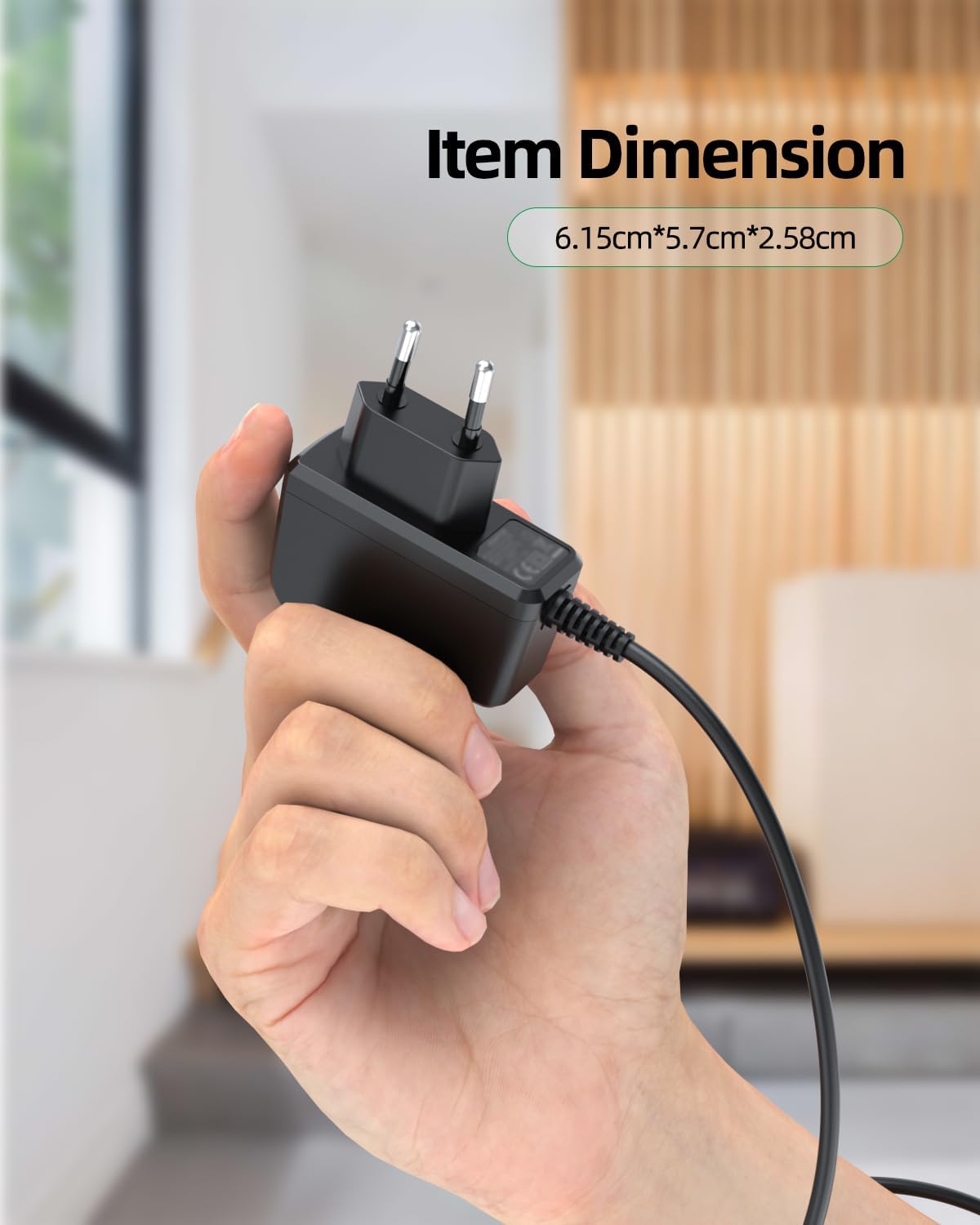 Chargeur pour Karcher Lave Vitre WV2,WV 2 Plus,WV1,WV50,WV,Cable Alimentation Nettoyeur Lave Vitres Kärcher wv60,wv70,wv75,WV5,WV5 Premium Adaptateur - 3