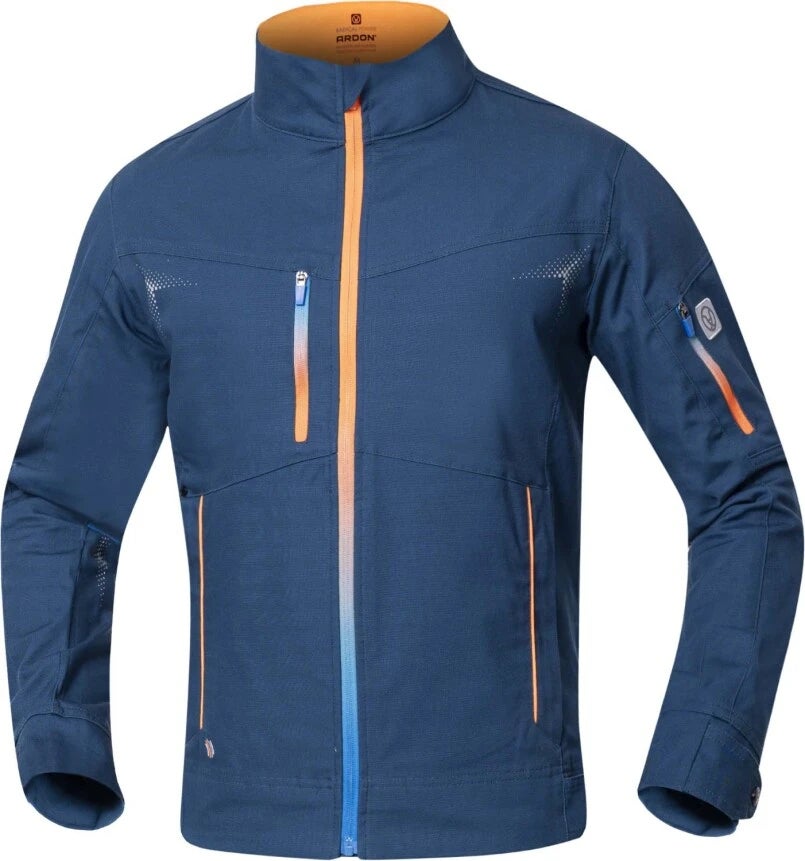 Chaqueta trabajo elástica hombre ARDON CREATRON - azul/neón - 4XL ...