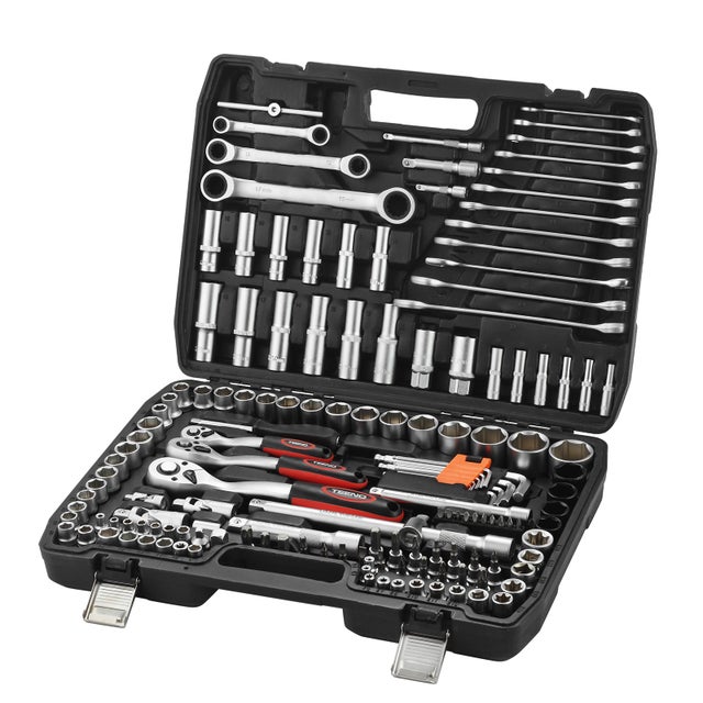 Kit Réparation Pneus 78 Pièces - Pour Voiture, Moto, Vélo - Bandes Caoutchouc Et Outils Pro