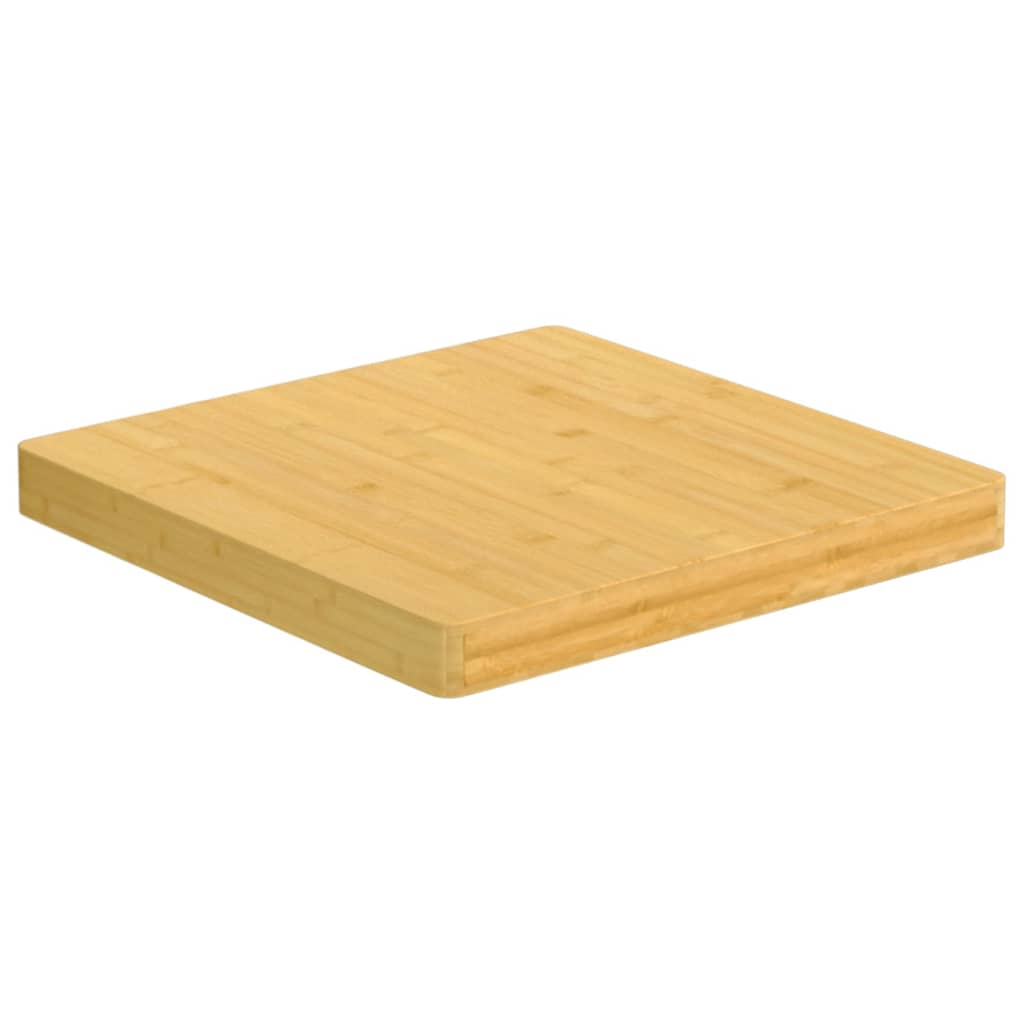 Tablero de mesa | superficie de mesa | tablero de escritorio de bambú 60x60x4 cm cfw29188