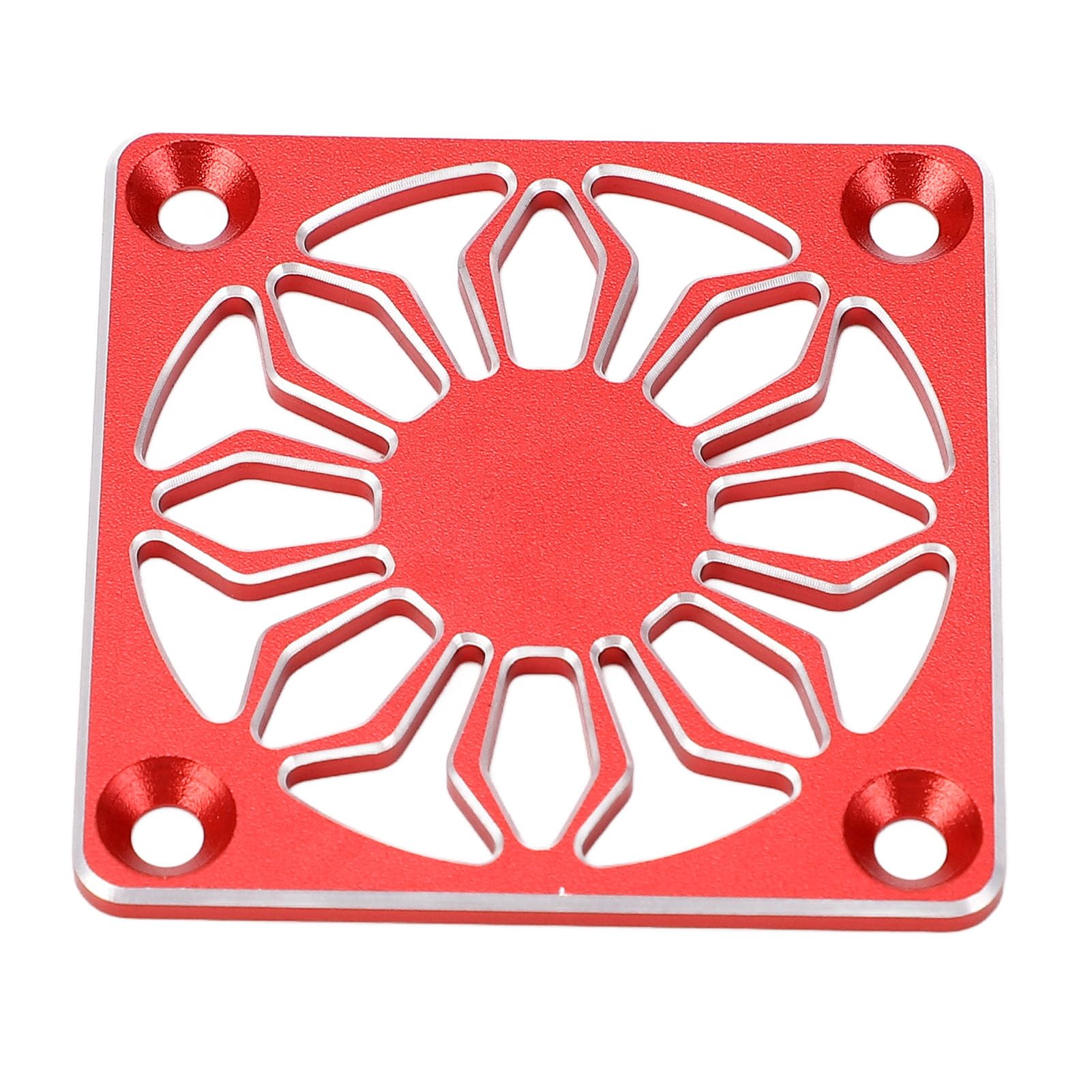 Couvercle Usiné Billet Avec LED Rouge Pour Ventilateur 25x25mm - Modélisme RC - Marque Integy