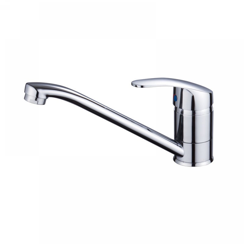 Bateria zlewozmywakowa, bateria kuchenna jednouchwytowa, chrom, srebrny, S