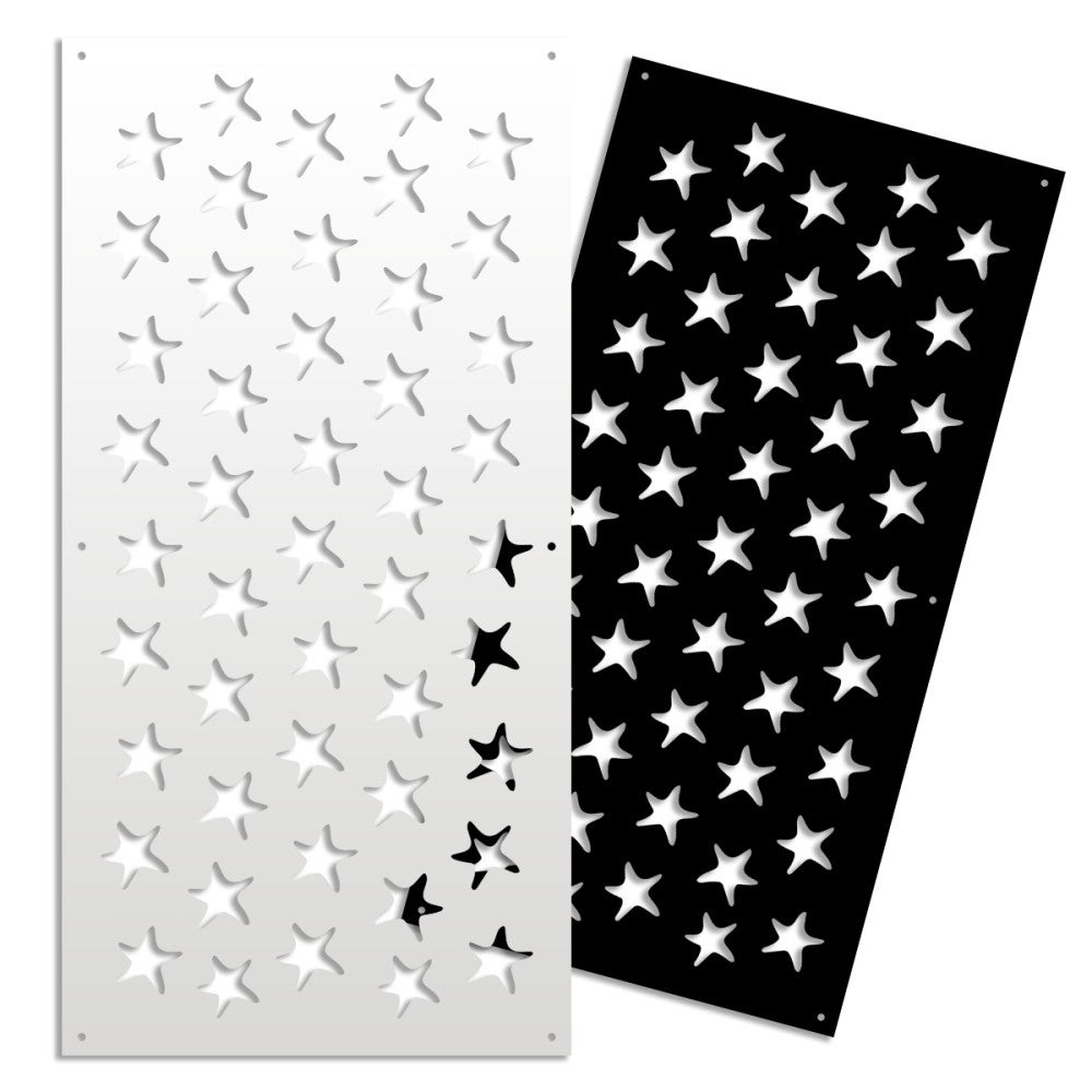 STARFISH - Panel perforowany z PVC - Parasol przeciwsłoneczny - Rozmiar ...