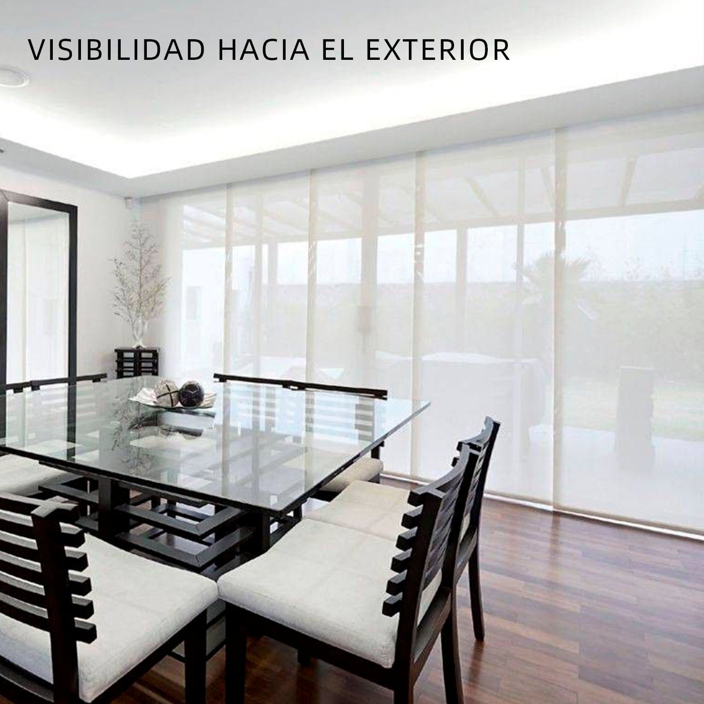 Persiana Rolô Screen 5% abertura 100 x 200cm Bege - 6