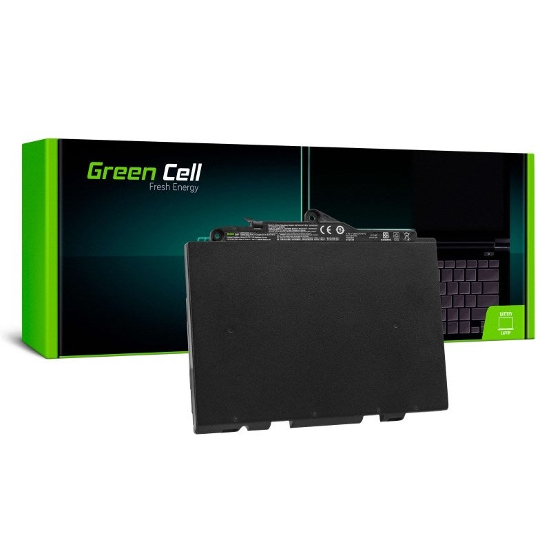 Bateria Green Cell do HP EliteBook 3 ogniwa 3850 mAh czarna