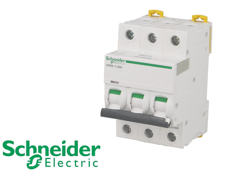 Disjoncteur 40 A - Acti9 - iC60N - 3P - Courbe C - 2
