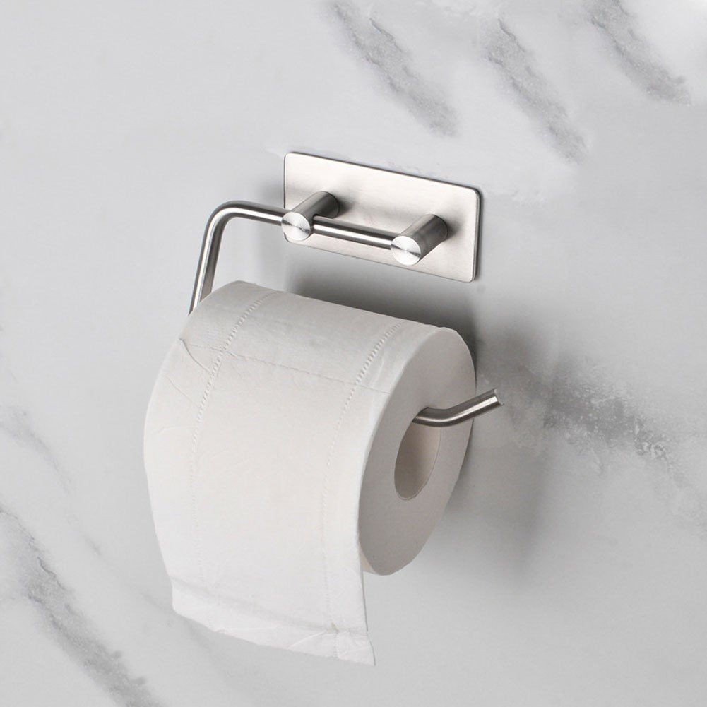 Uchwyt na ręcznik papierowy ze stali nierdzewnej, samoprzylepny wieszak na ręczniki do domu, łazienki, hotelu