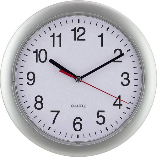 Orologio Da Parete Eurotime 80090, 25 Cm, Calcio, Design A Tema Calcistico, Con Secondo Fluttuante, Cassa In Plastica Verde