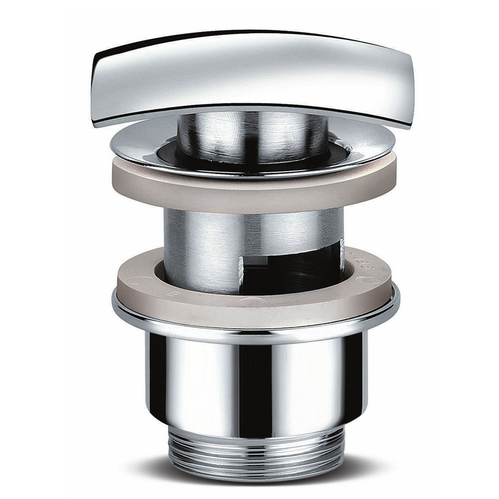 Fischer Tappo Troppopieno Cromo Lucido per Lavabo o Bidet