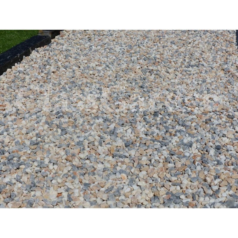 Grava coloreada HAWAI 6-12 Pack 25 M² - 50 sacos - 1000 kg - 5