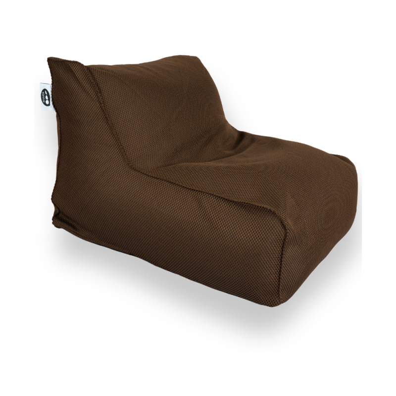 Fauteuil piscine XL flottant 100 × 90 × 70 cm intérieur / extérieur sans polystyrène – Brun (DC10090-5) - 4