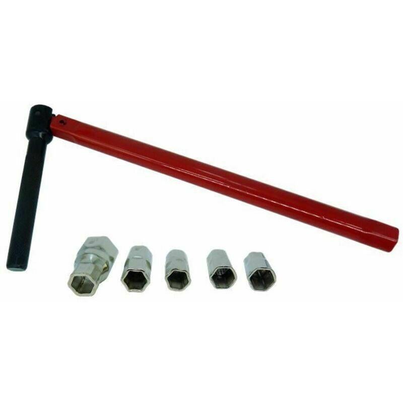 Clé à Molette Rouge 8 En 1 Pour Robinet Et Outils De Plomberie - YWEI