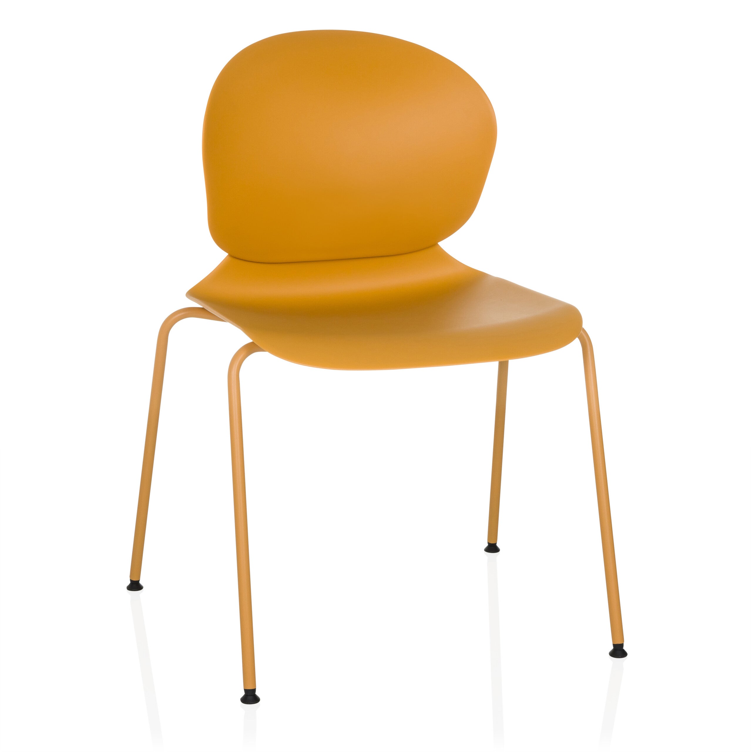 Krzesło czteronożne T36 VI Żółty hjh OFFICE