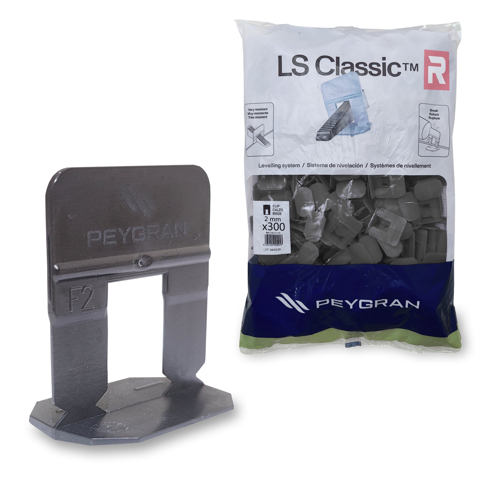 Calzos Peygran LS Classic 2 mm - Bolsa 300 ud. | Leroy Merlin