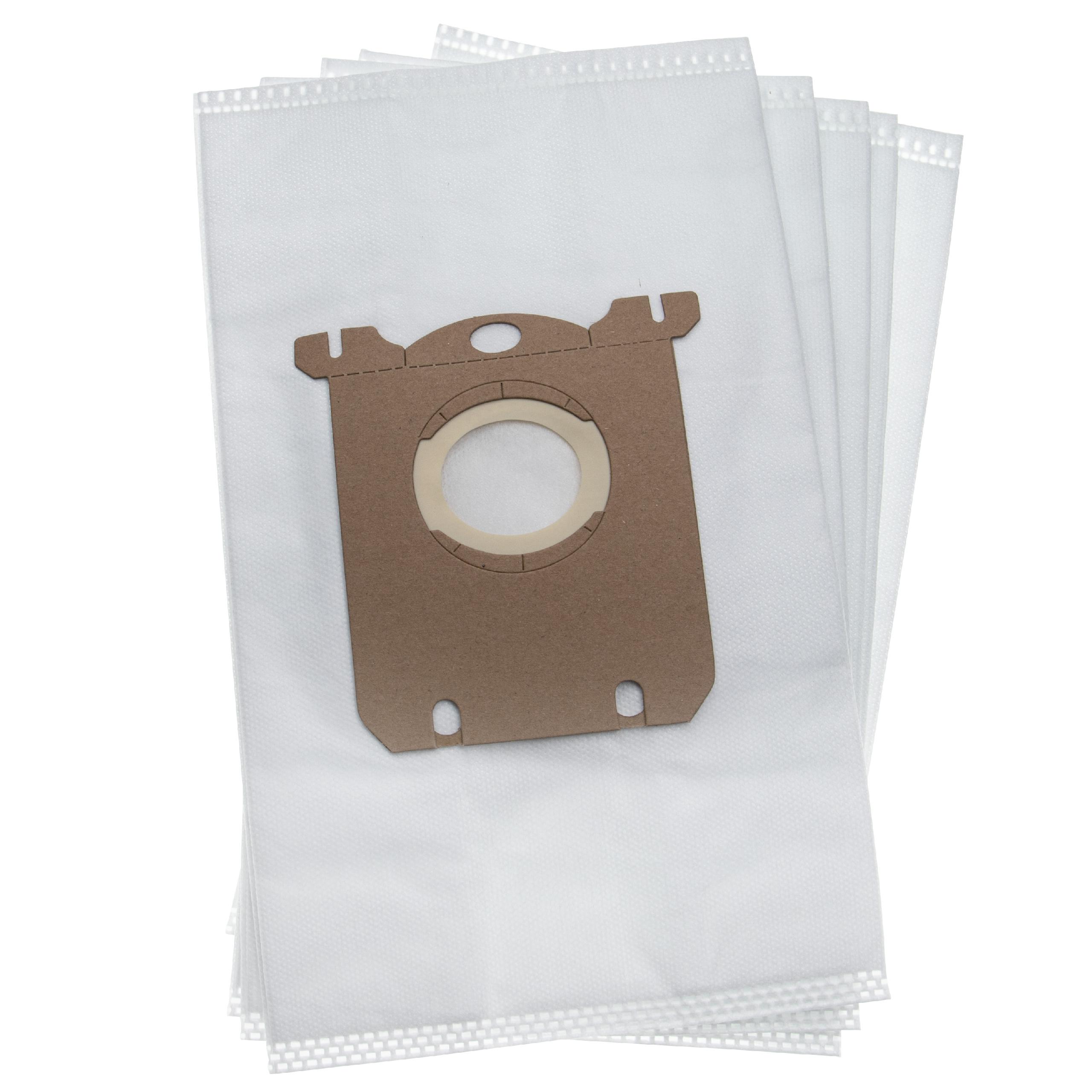 vhbw 5x Sacs compatible avec Tornado Super Pro TO 30 - 50 aspirateur - 28,6cm x 17cm blanc - 4