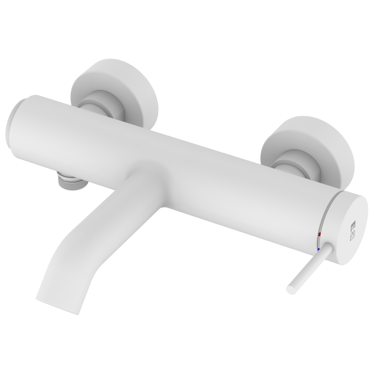 Luisa mieszacz wannowo-prysznicowy mechaniczny biały