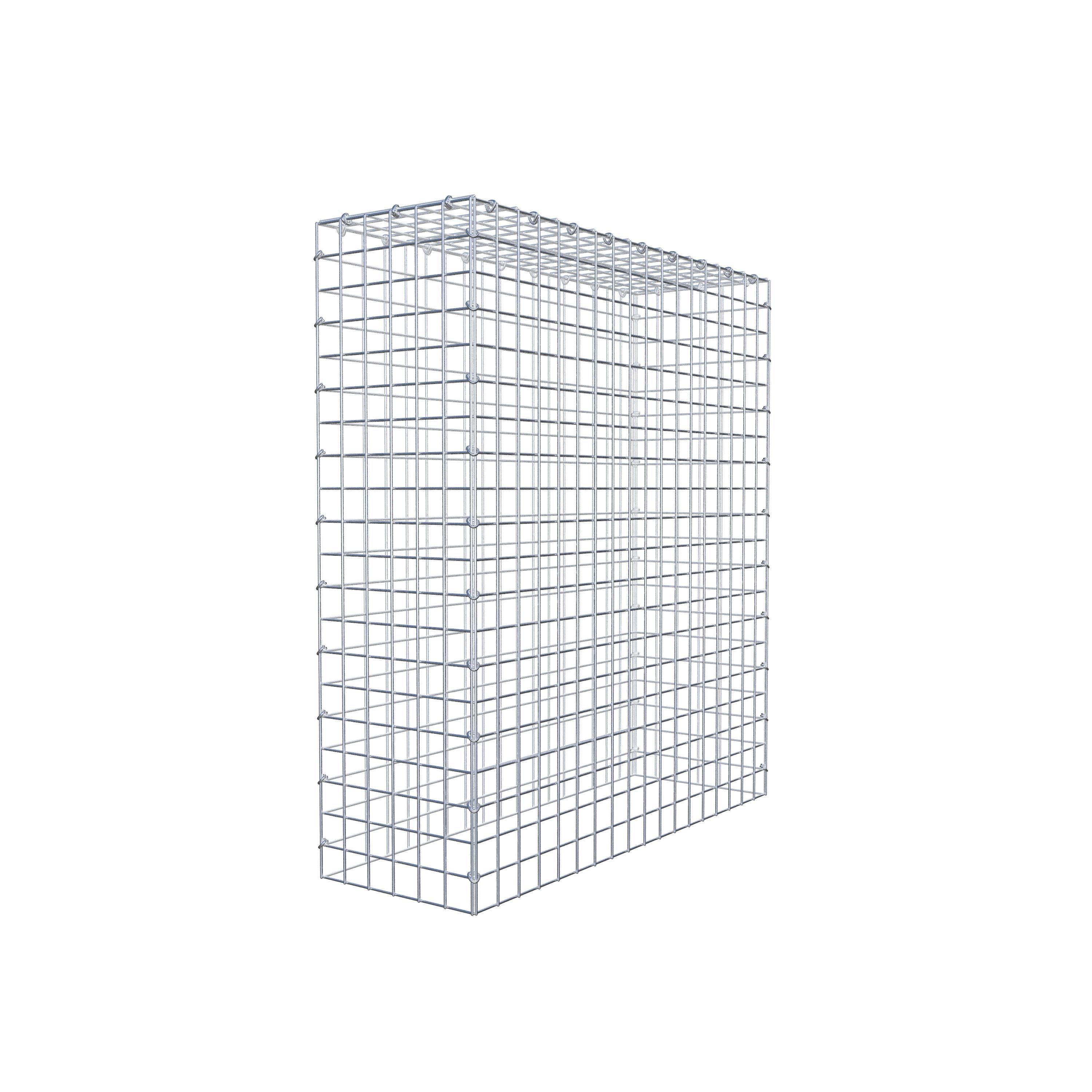 Gavión para apilar en acero galvanizado 100x90x30cm (LxAxP), malla 5 x 5cm, Anillo en C, sin rejilla inferior - 5