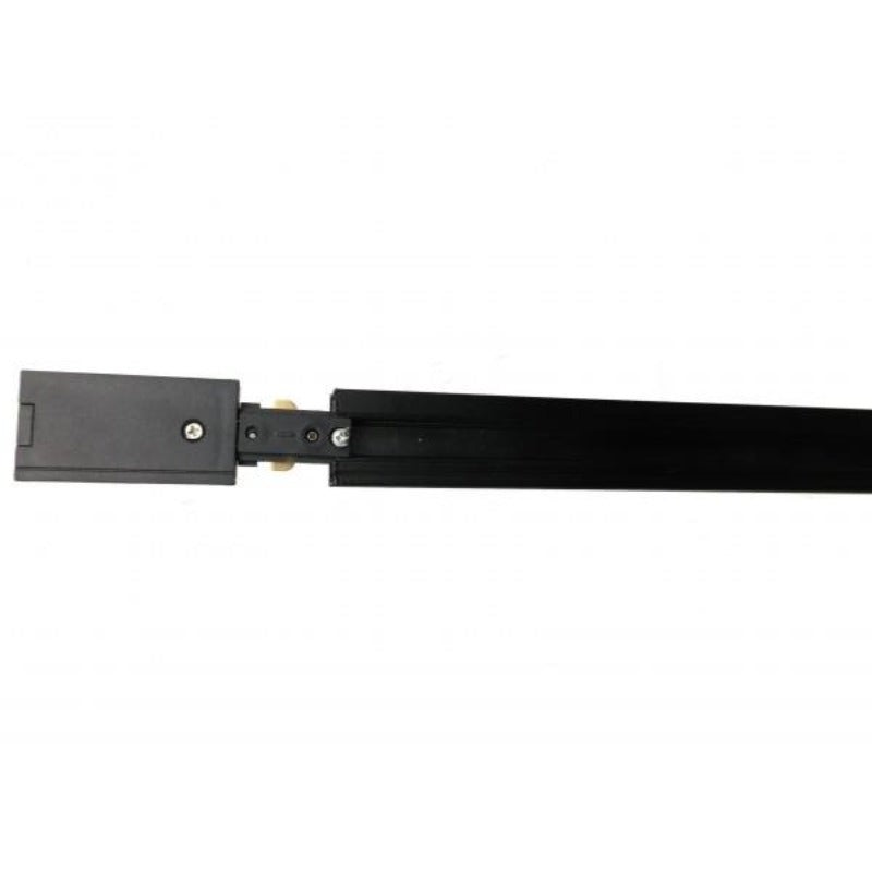 Binario monofase per faretto LED NERO da 2 m - SILAMP - 2