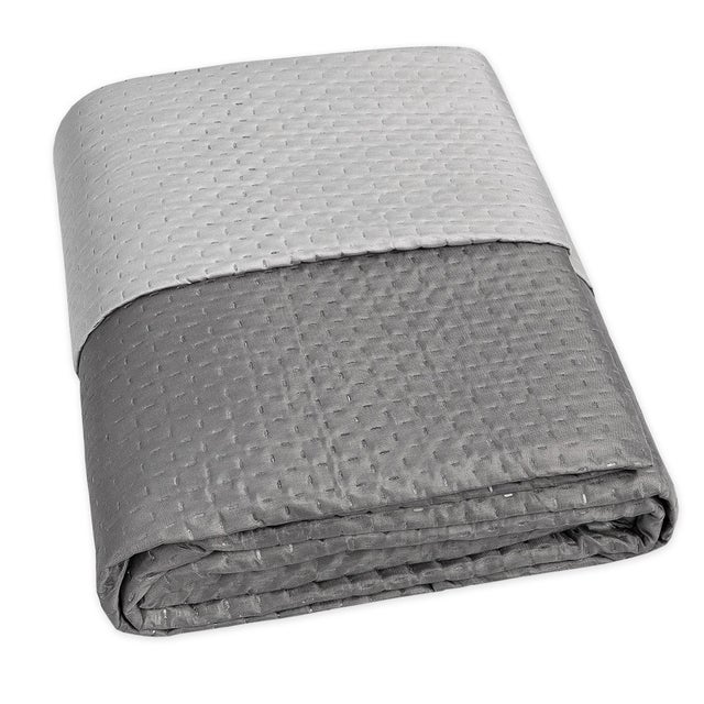 Trapuntino Copriletto Double Face Mezza Stagione Coperta Trapunta Leggera 1 Piazza 150x255 Grigio