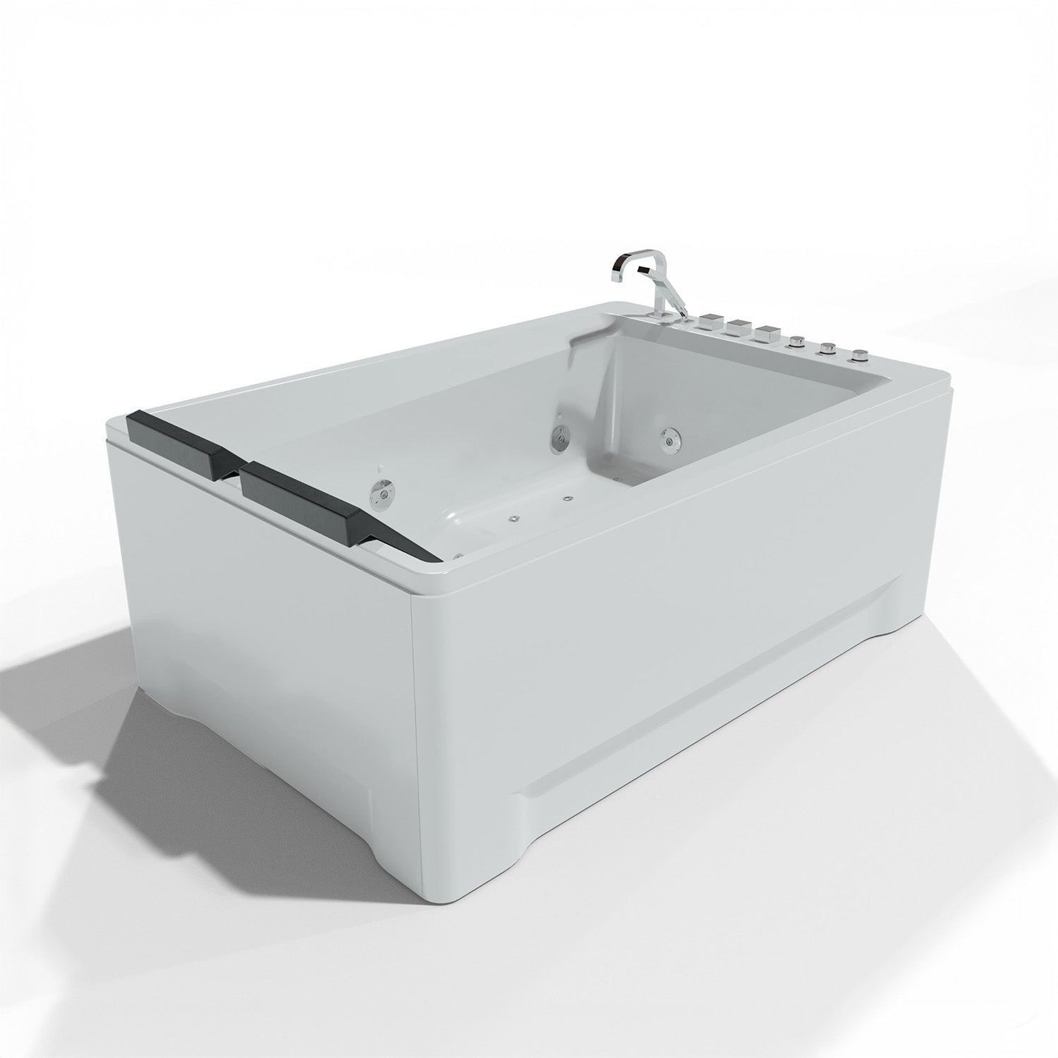 Baignoire Balnéo 2 Personnes Tonsay Duo Jets 180 X120 X68 Cm, By Spalina - 9
