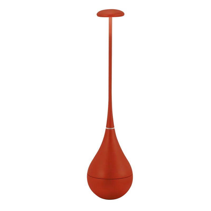Zdjęcia - Żyrandol / lampa Zafferano Dondolina - Lampa stołowa LED z akumulatorem IP65, bezprzewodowa, ściemniacz dotykowy - włoski design, kolor czerw