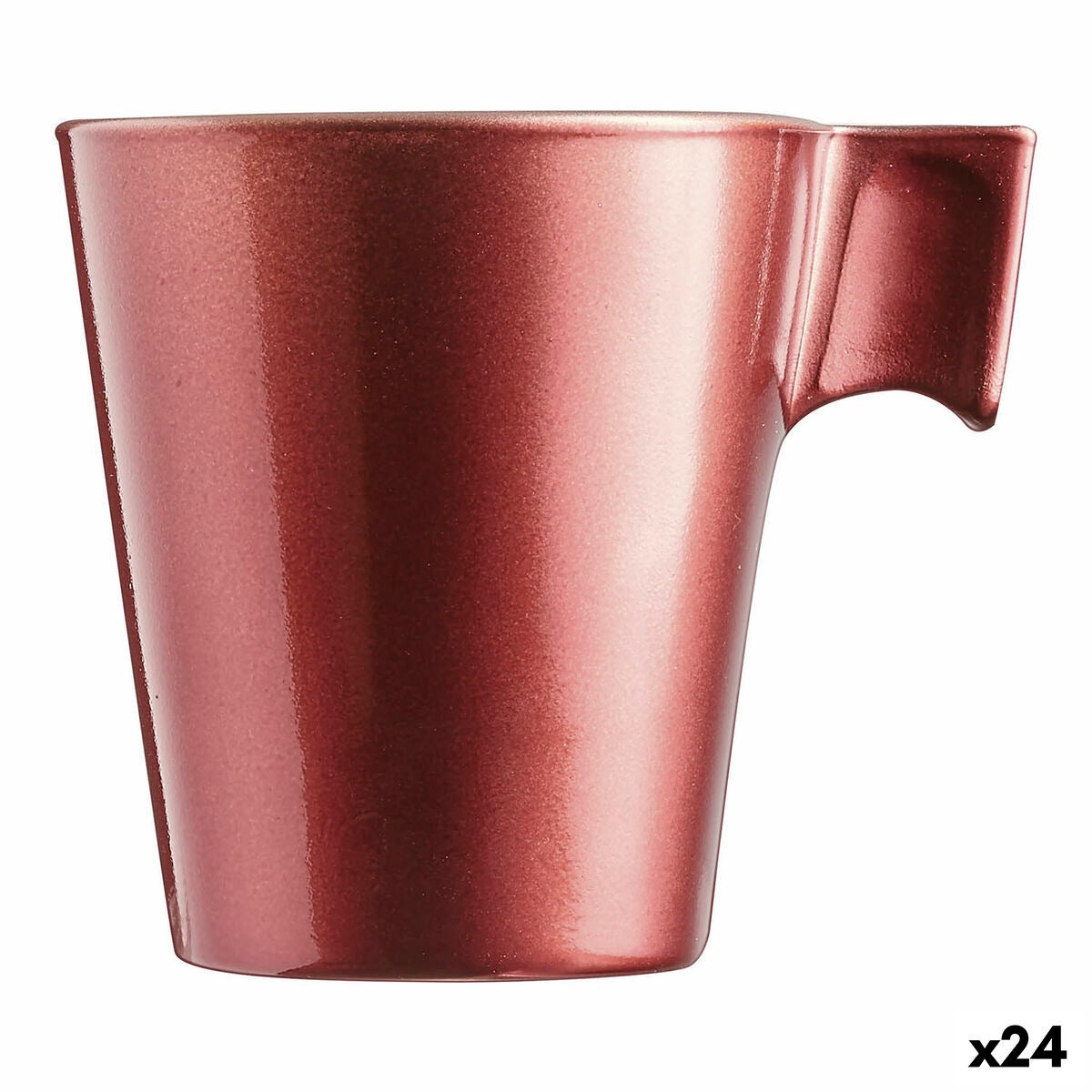 Tasse mug Luminarc Flashy Rouge 80 ml verre (24 Unités) | Leroy Merlin