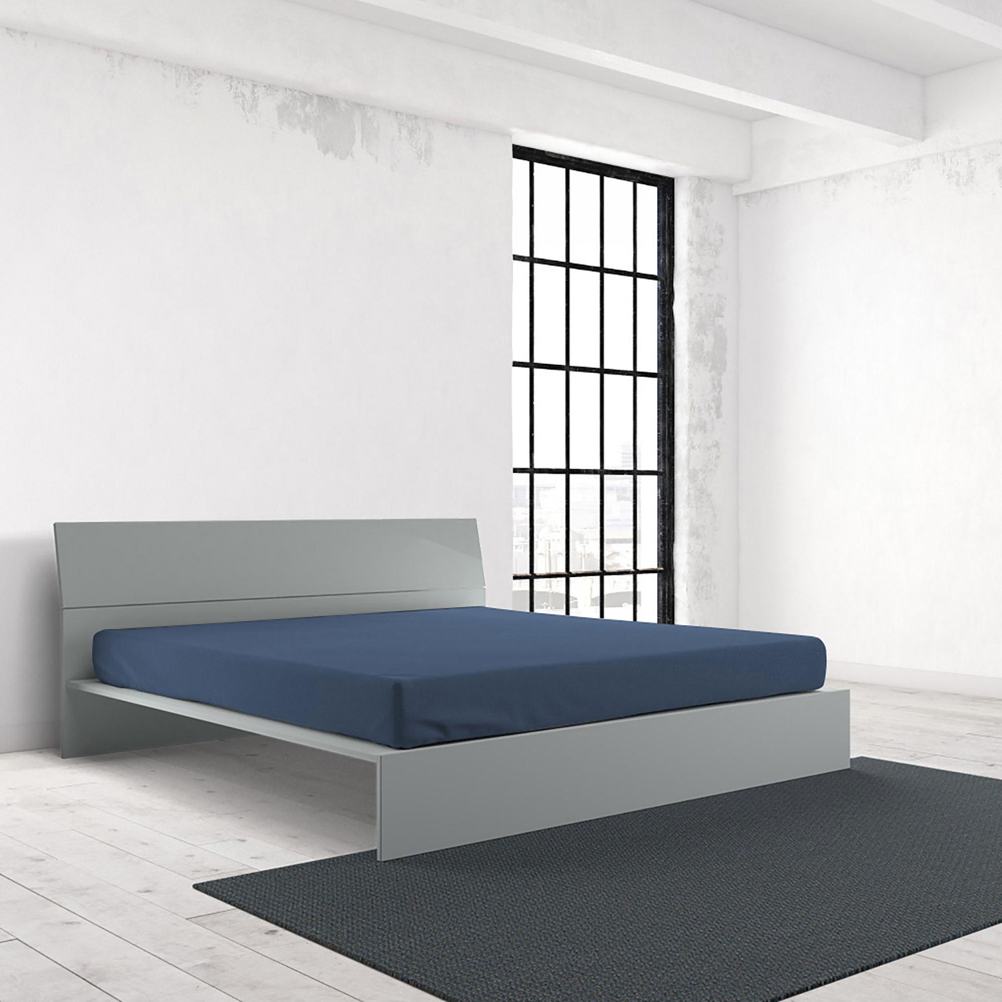 CALEFFI HOME - Completo Lenzuola Tinta Unita Letto Matrimoniale Colore Albicocca 8000842409445 - 7