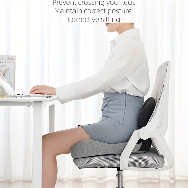 Almofada de assento ergonómica com encosto, lavável, para estar sentado durante muito tempo, condução, almofada integrada, almofada para cadeira - 2