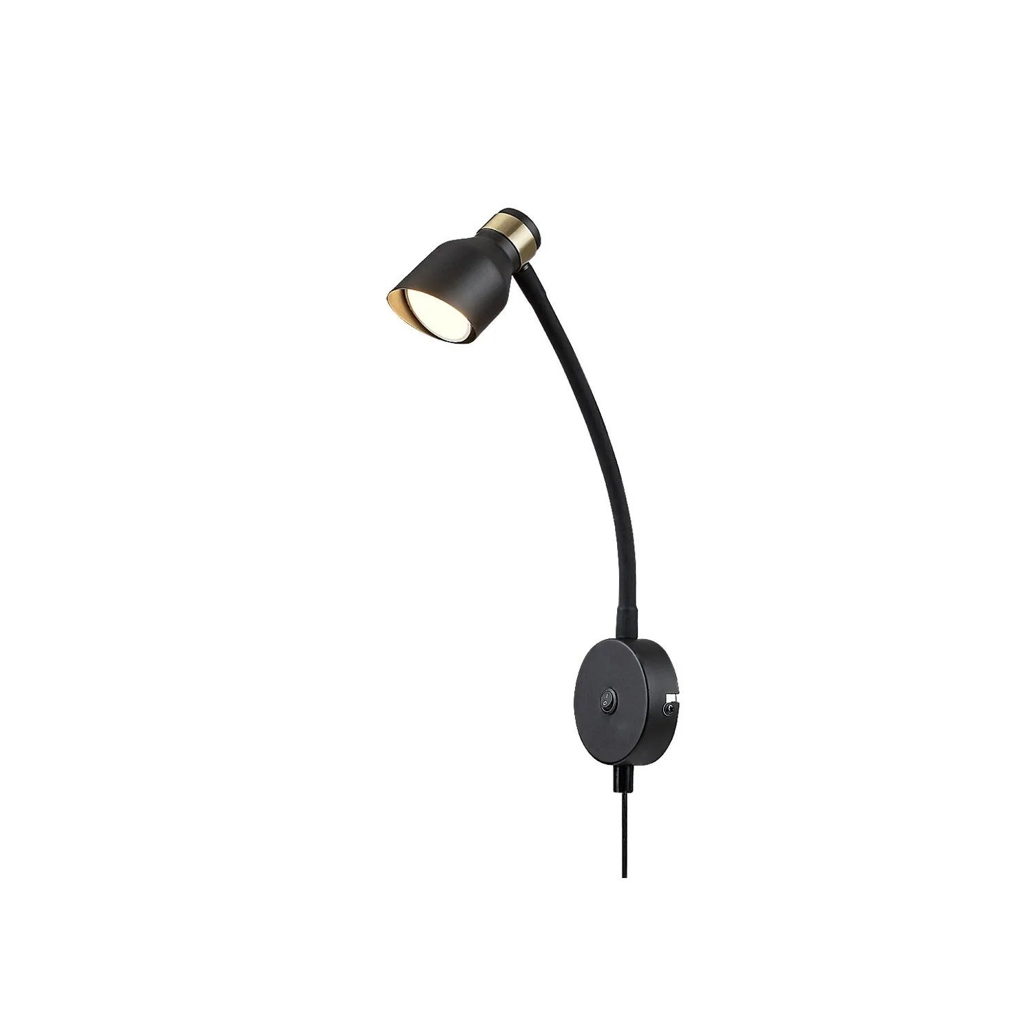 Kinkiet do czytania LILOU złoto-czarny matowy 1xGU10x25W metal wym:37,5x5,5x27cm IP20 Rabalux