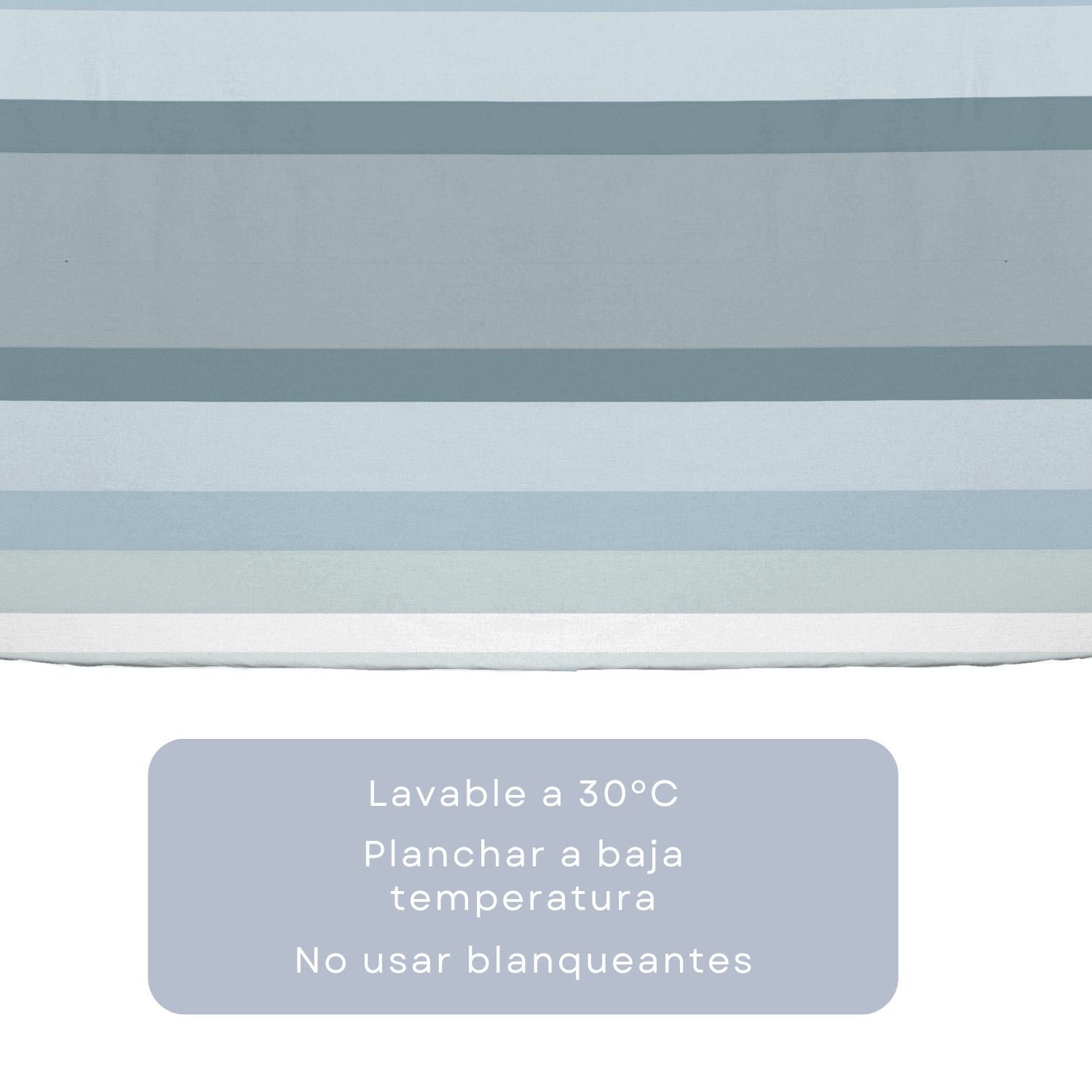 Juego Sábanas Microfibra Verano Nicol Azul cama 135cm Donegal Collections - 5