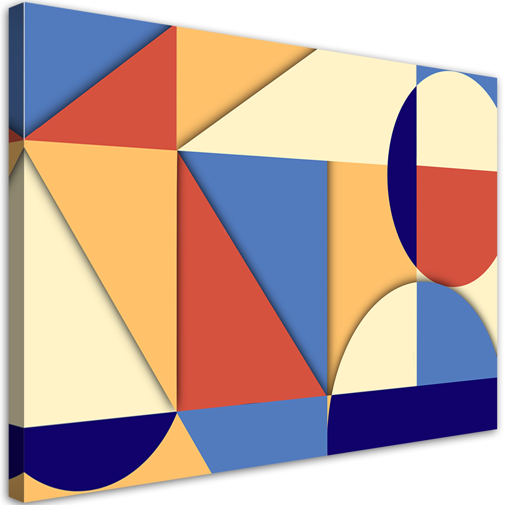 Obraz na płótnie, Geometryczne kształty abstrakcja 90x60