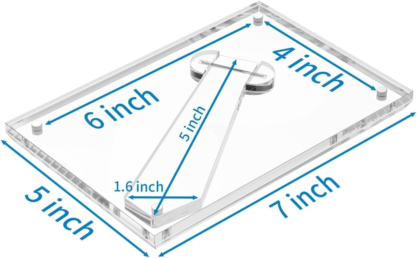 Acheter Cadre photo 3 + 3 mm en acrylique pour décorer le bureau, facile à utiliser